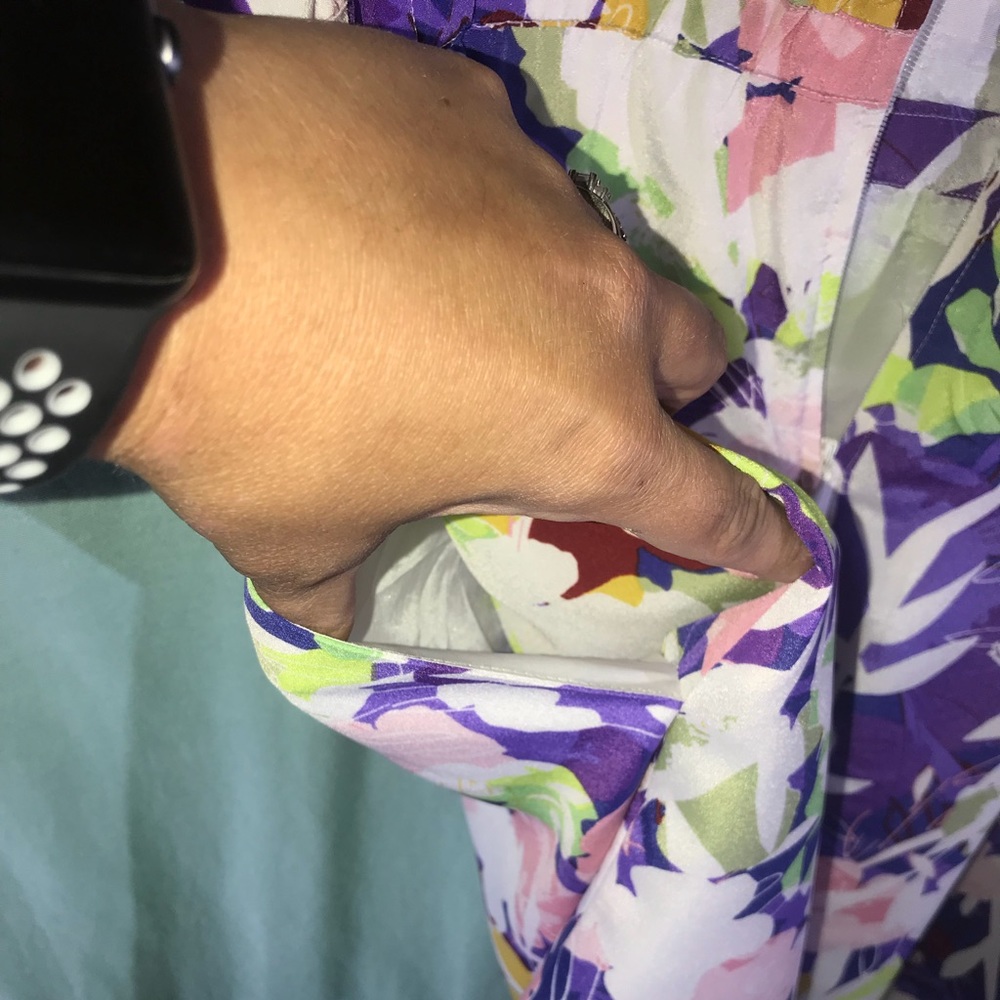 J. Crew | Purple Floral Dress - Picture 8 of 8